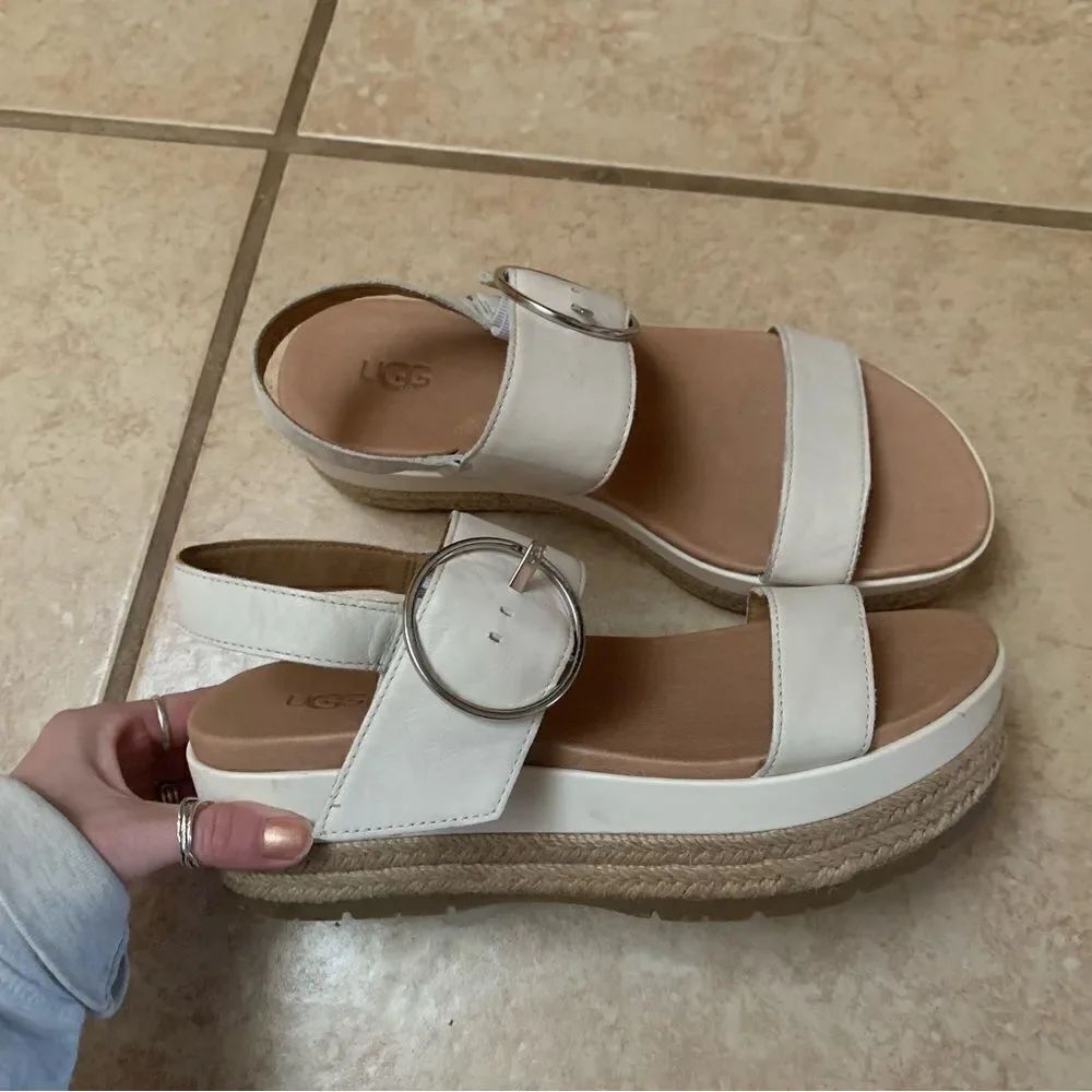 UGG Platform Strap Sandals size 8.5